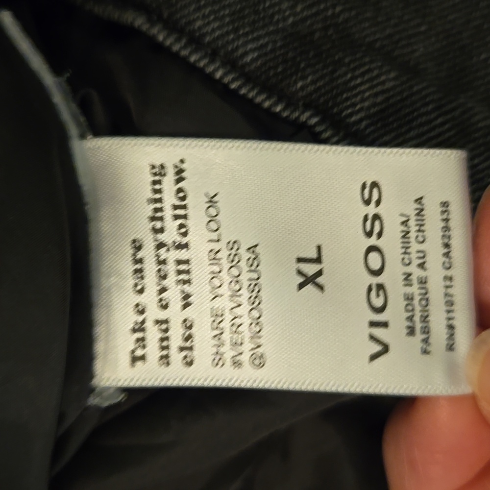 High-Pile Fleece Trim Trucker Jacket - Picture 9 of 10